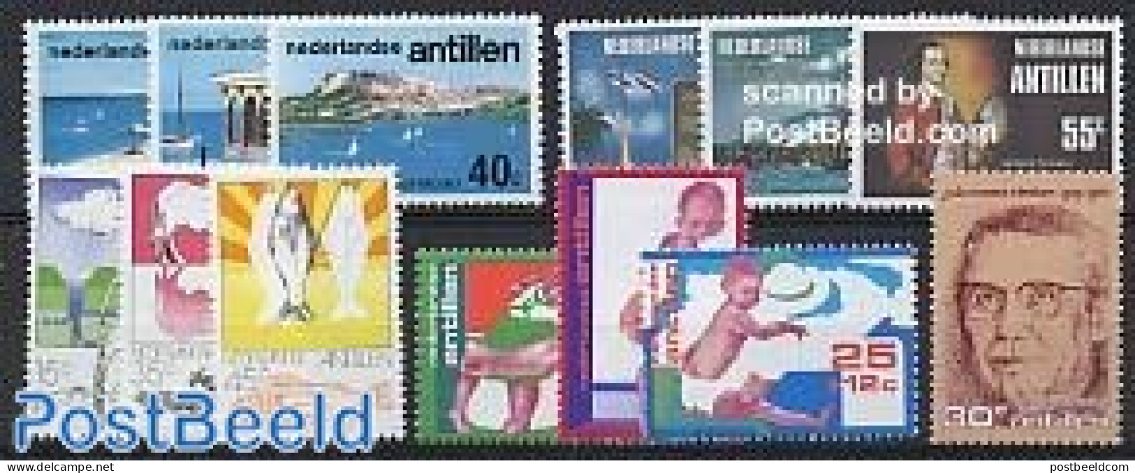 Netherlands Antilles 1976 Yearset 1976 (13v), Mint NH, Various - Yearsets (by Country) - Non Classificati