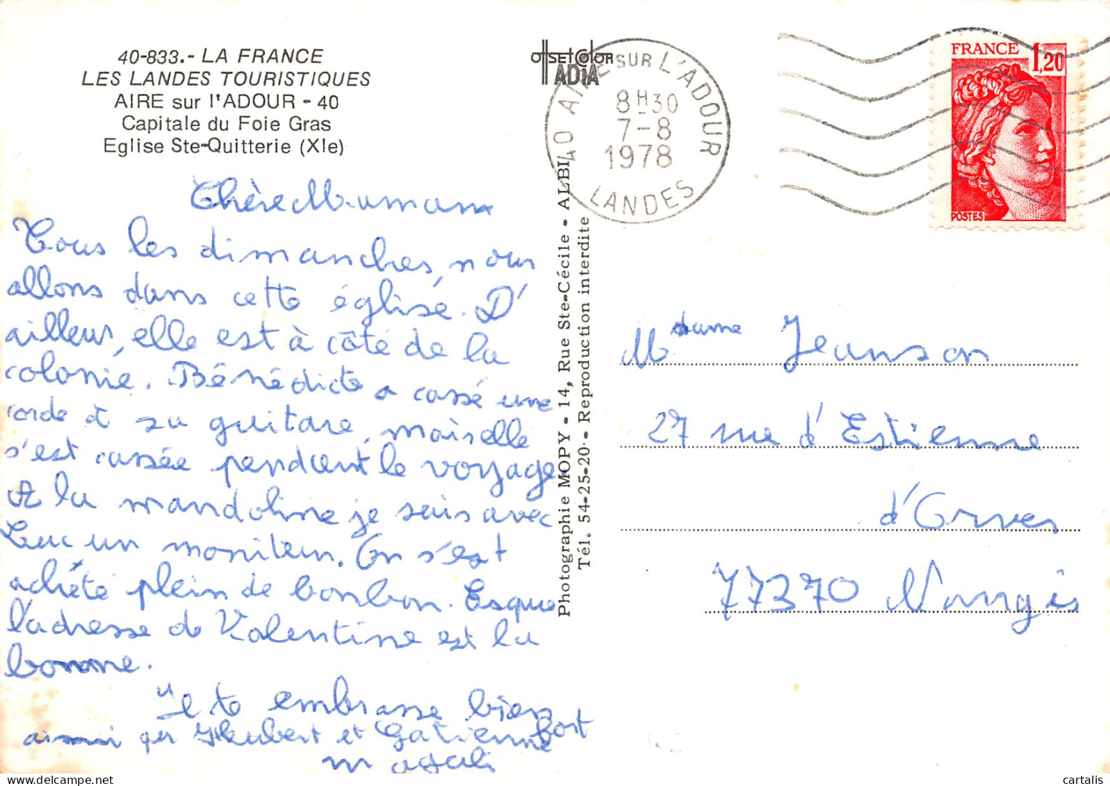 40-AIRE SUR L ADOUR-N°3770-A/0173 - Aire