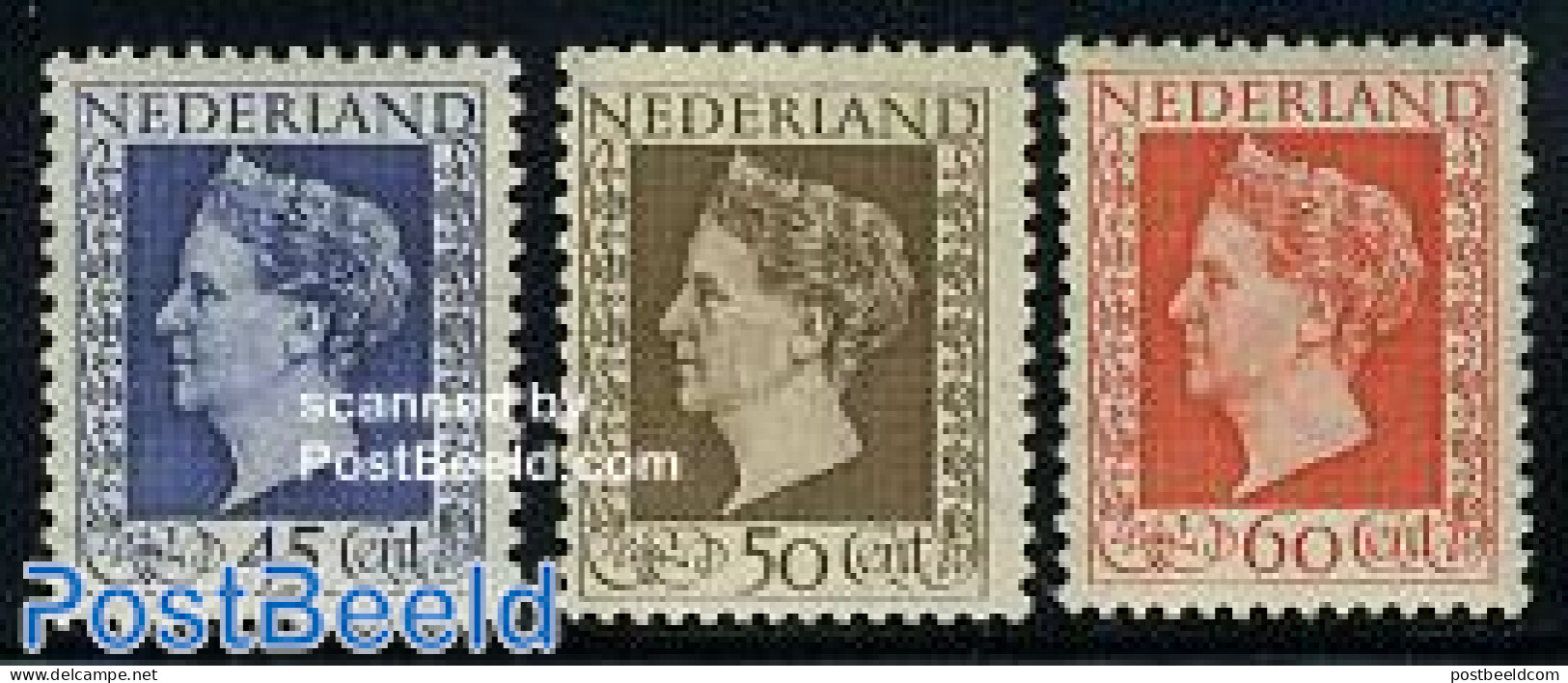 Netherlands 1948 Definitives 3v, Mint NH - Nuevos