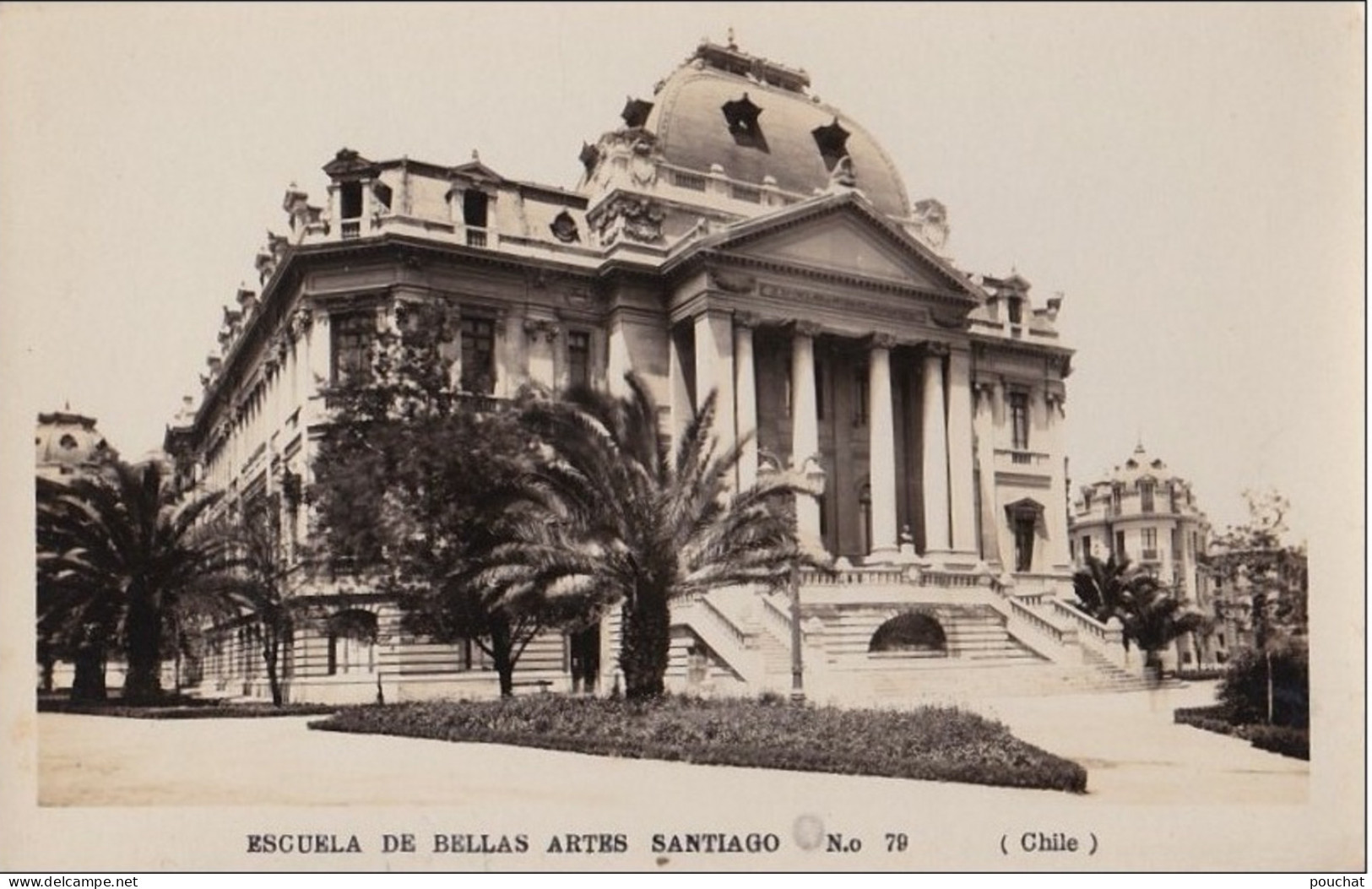 013- CHILI - ESCUELA DE BELLAS ARTES SANTIAGO ( CHILE ) - ( 2 SCANS ) - Cile