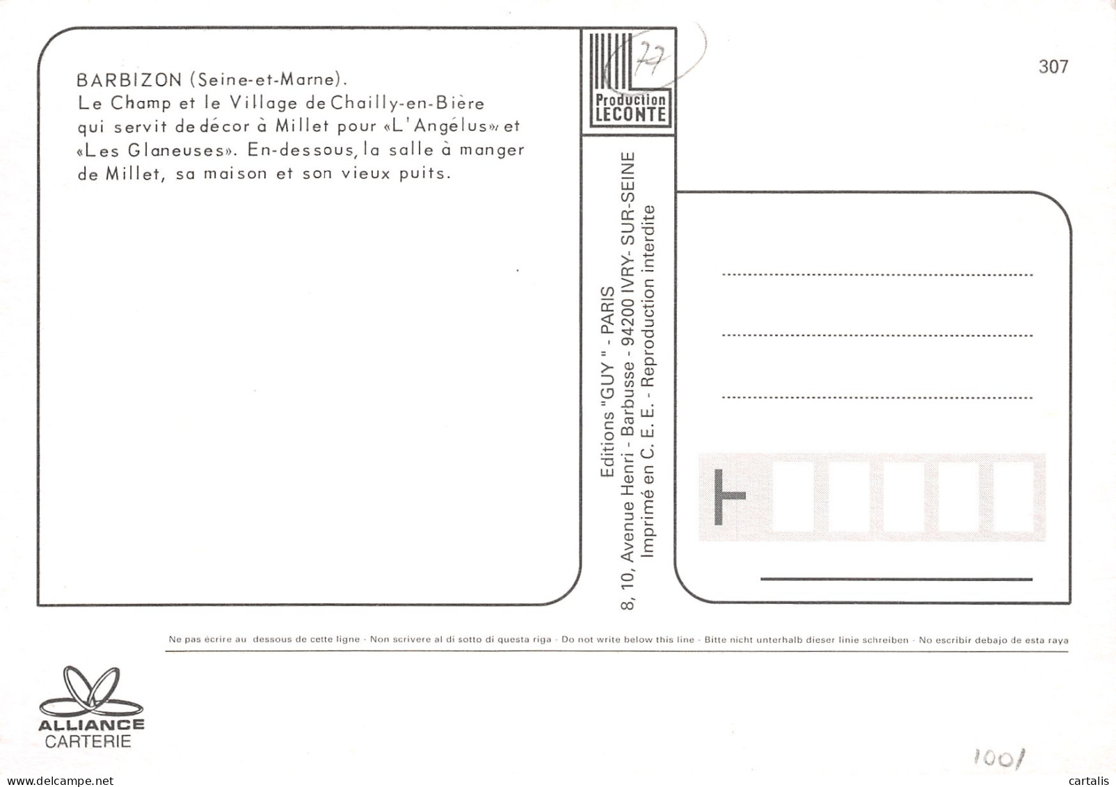 77-BARBIZON-N°3770-D/0135 - Barbizon