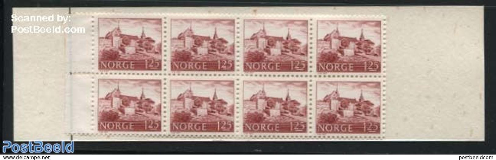Norway 1977 Akershus Booklet, Mint NH, Stamp Booklets - Art - Castles & Fortifications - Unused Stamps