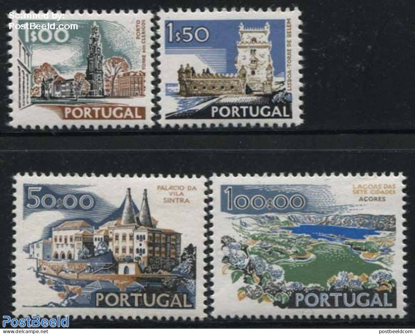 Portugal 1972 Definitives 4v, Mint NH, Religion - Churches, Temples, Mosques, Synagogues - Art - Castles & Fortificati.. - Ungebraucht