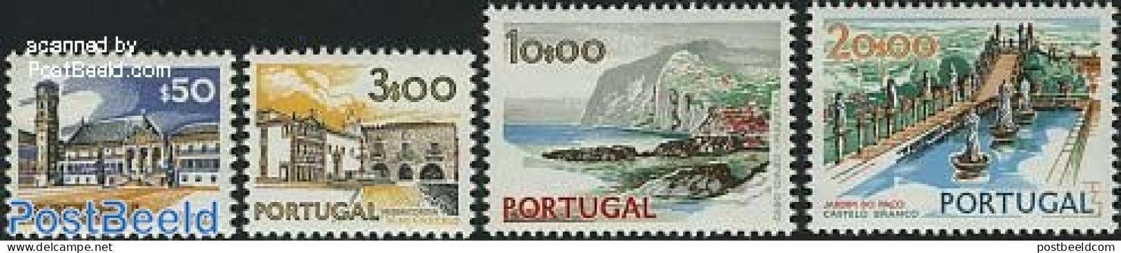 Portugal 1972 Definitives 4v On Normal Paper, Mint NH, Health - Science - Health - Education - Unused Stamps