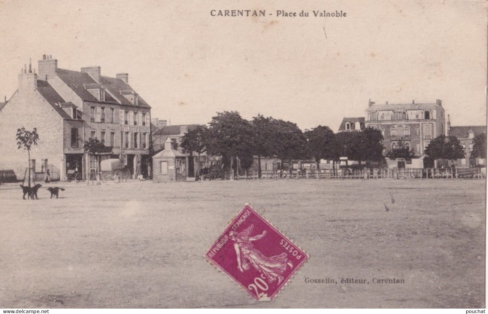 O18-50) CARENTAN (MANCHE)  PLACE VALNOBLE - Carentan