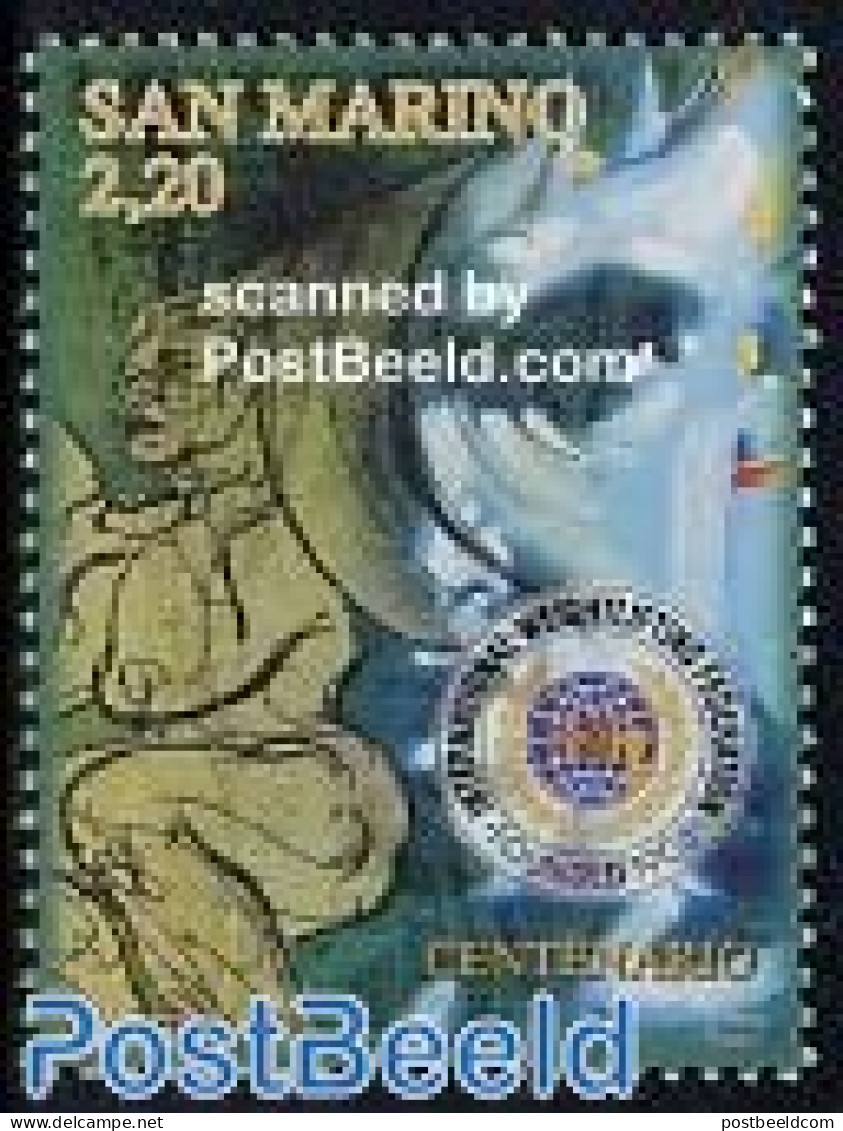San Marino 2005 Weight Lifting Federation Centennial 1v, Mint NH, Sport - Sport (other And Mixed) - Weightlifting - Neufs