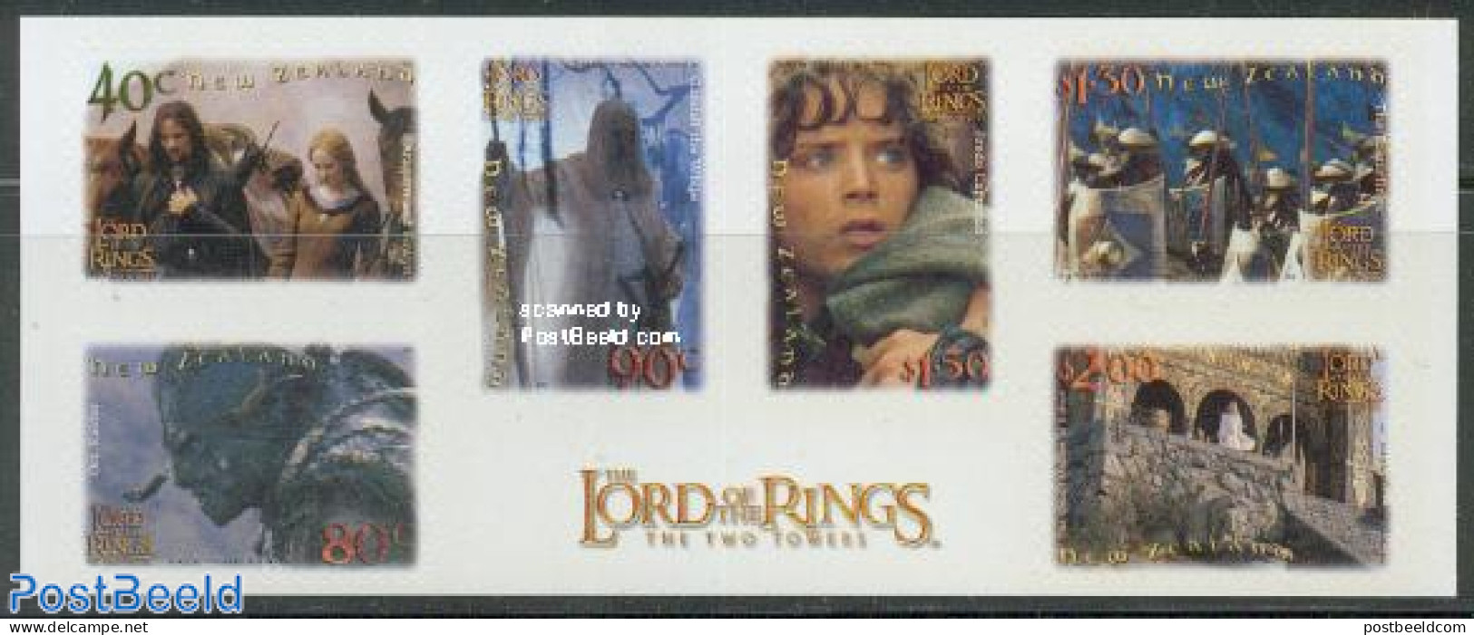 New Zealand 2002 Lord Of The Rings 6v S-a, Mint NH, Nature - Horses - Art - Photography - Science Fiction - Ongebruikt