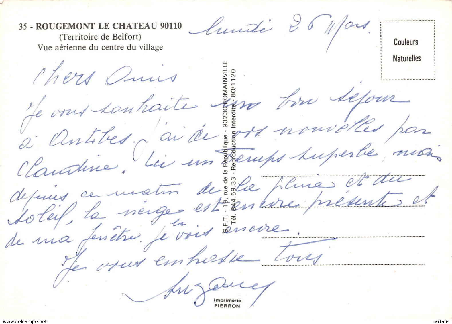 90-ROUGEMONT LE CHÂTEAU-N°3770-D/0295 - Rougemont-le-Château