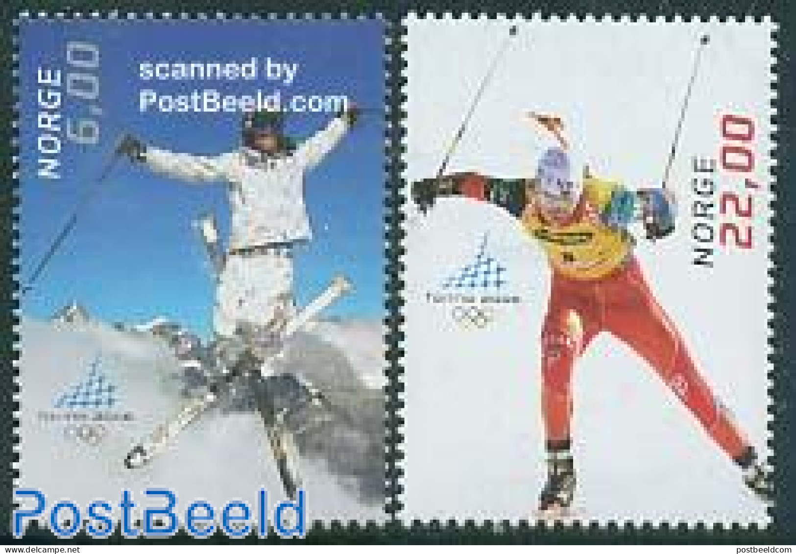 Norway 2006 Olympic Winter Games 2v, Mint NH, Sport - Olympic Winter Games - Skiing - Neufs