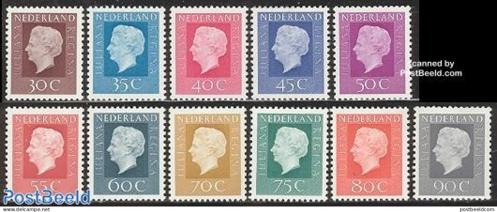 Netherlands 1969 Definitives 11v, Mint NH - Neufs