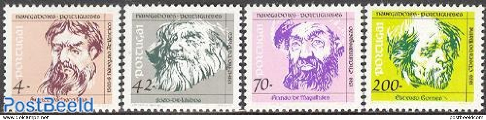 Portugal 1993 Navigators 4v, Mint NH, History - Explorers - Unused Stamps