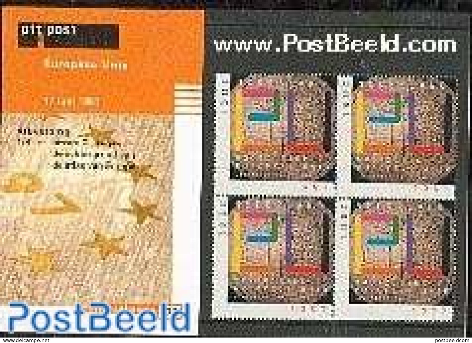 Netherlands 1997 PTT MAPJE 173, Mint NH, History - Europa Hang-on Issues - Neufs