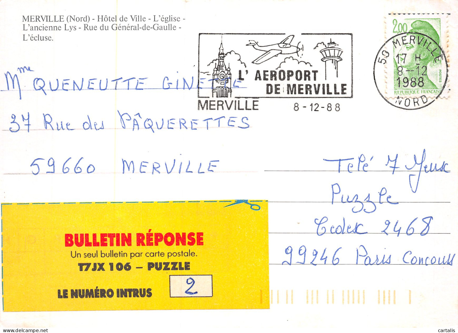 59-MERVILLE-N°4128-A/0357 - Merville