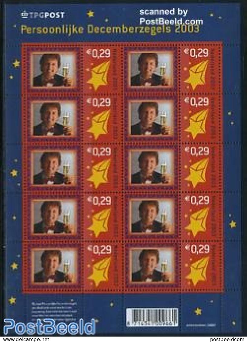 Netherlands 2003 Personal Christmas Sheet, Mint NH, Religion - Christmas - Neufs