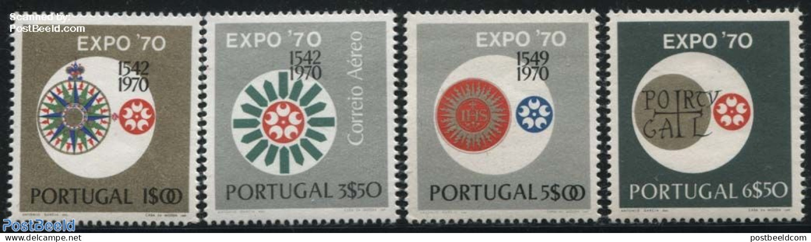 Portugal 1970 Expo 70 4v, Mint NH, Various - World Expositions - Ongebruikt