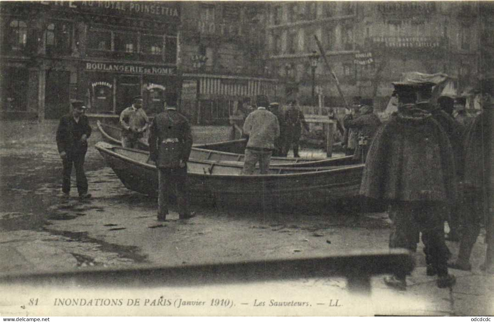 DESTOCKAGE Avant fermeture boutique T BON LOT 100 CPA  INONDATIONS DE PARIS 1910 Touies Animées  (toutes scannées )