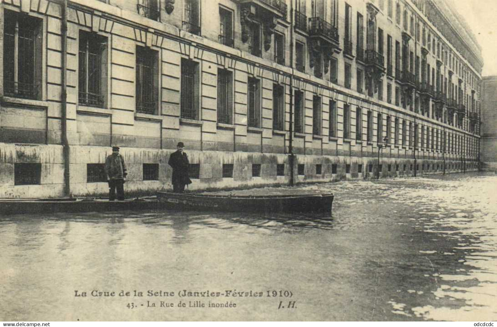 DESTOCKAGE Avant fermeture boutique T BON LOT 100 CPA  INONDATIONS DE PARIS 1910 Touies Animées  (toutes scannées )