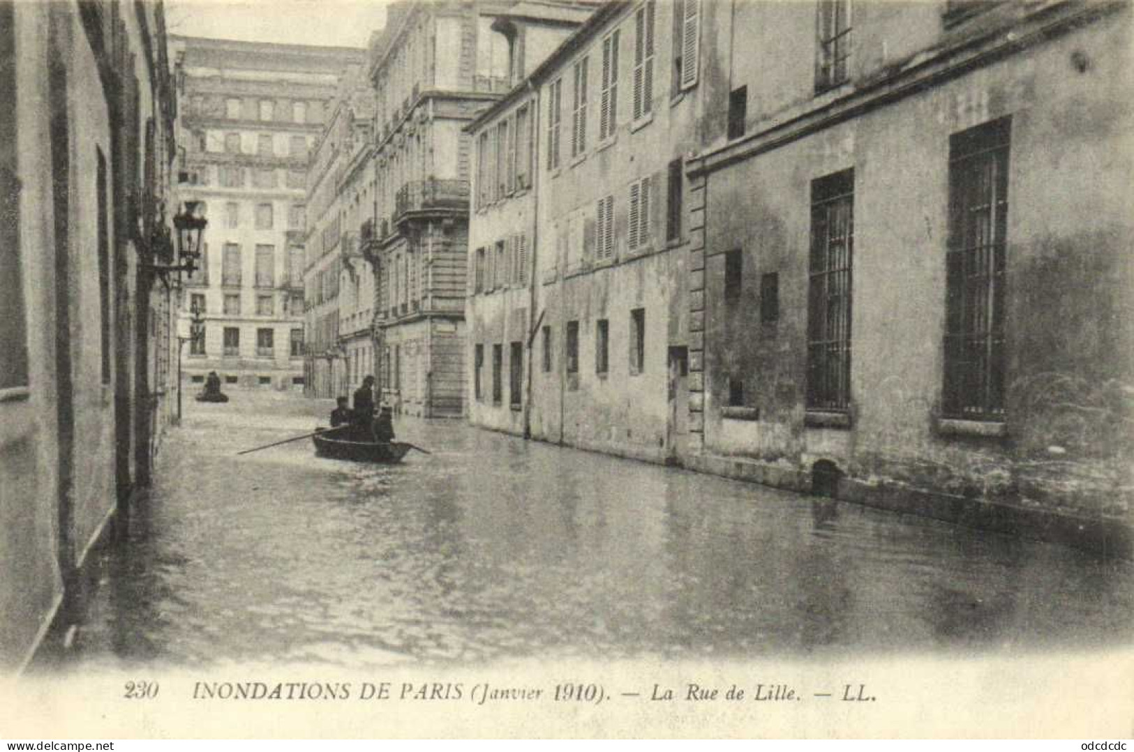 DESTOCKAGE Avant fermeture boutique T BON LOT 100 CPA  INONDATIONS DE PARIS 1910 Touies Animées  (toutes scannées )