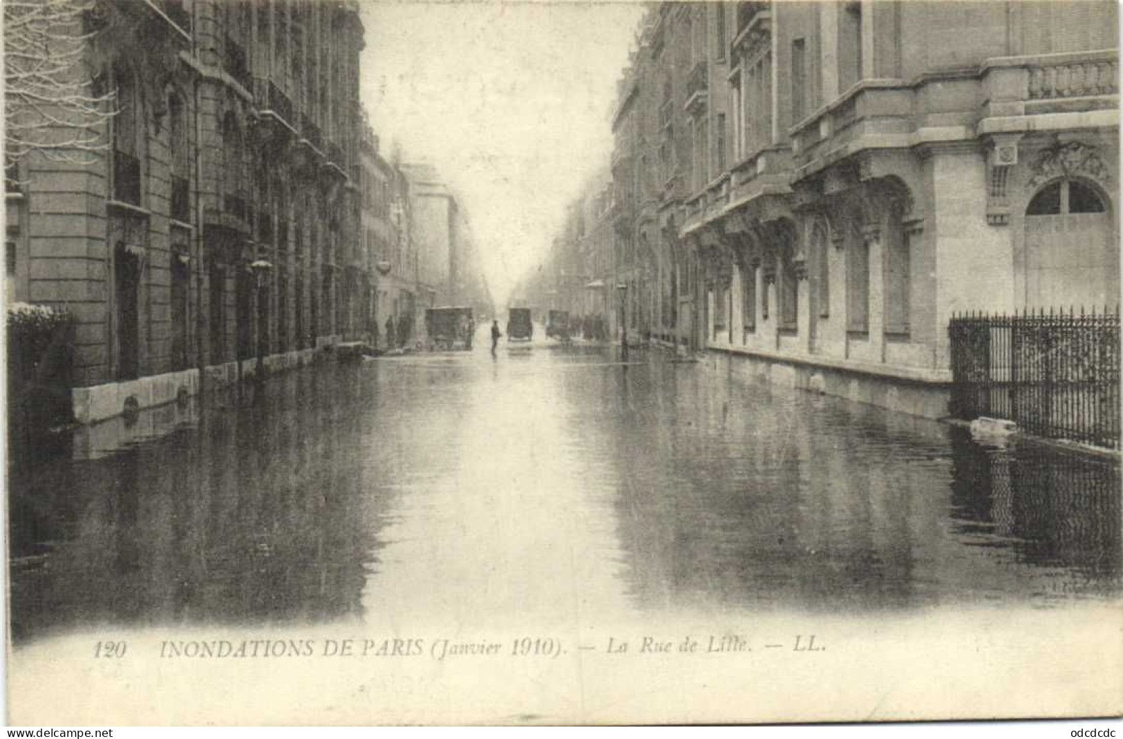 DESTOCKAGE Avant fermeture boutique T BON LOT 100 CPA  INONDATIONS DE PARIS 1910 Touies Animées  (toutes scannées )