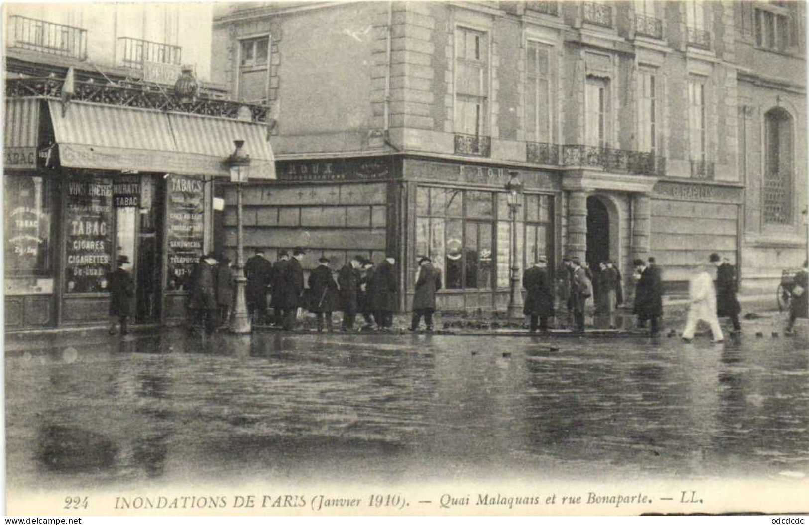 DESTOCKAGE Avant fermeture boutique T BON LOT 100 CPA  INONDATIONS DE PARIS 1910 Touies Animées  (toutes scannées )