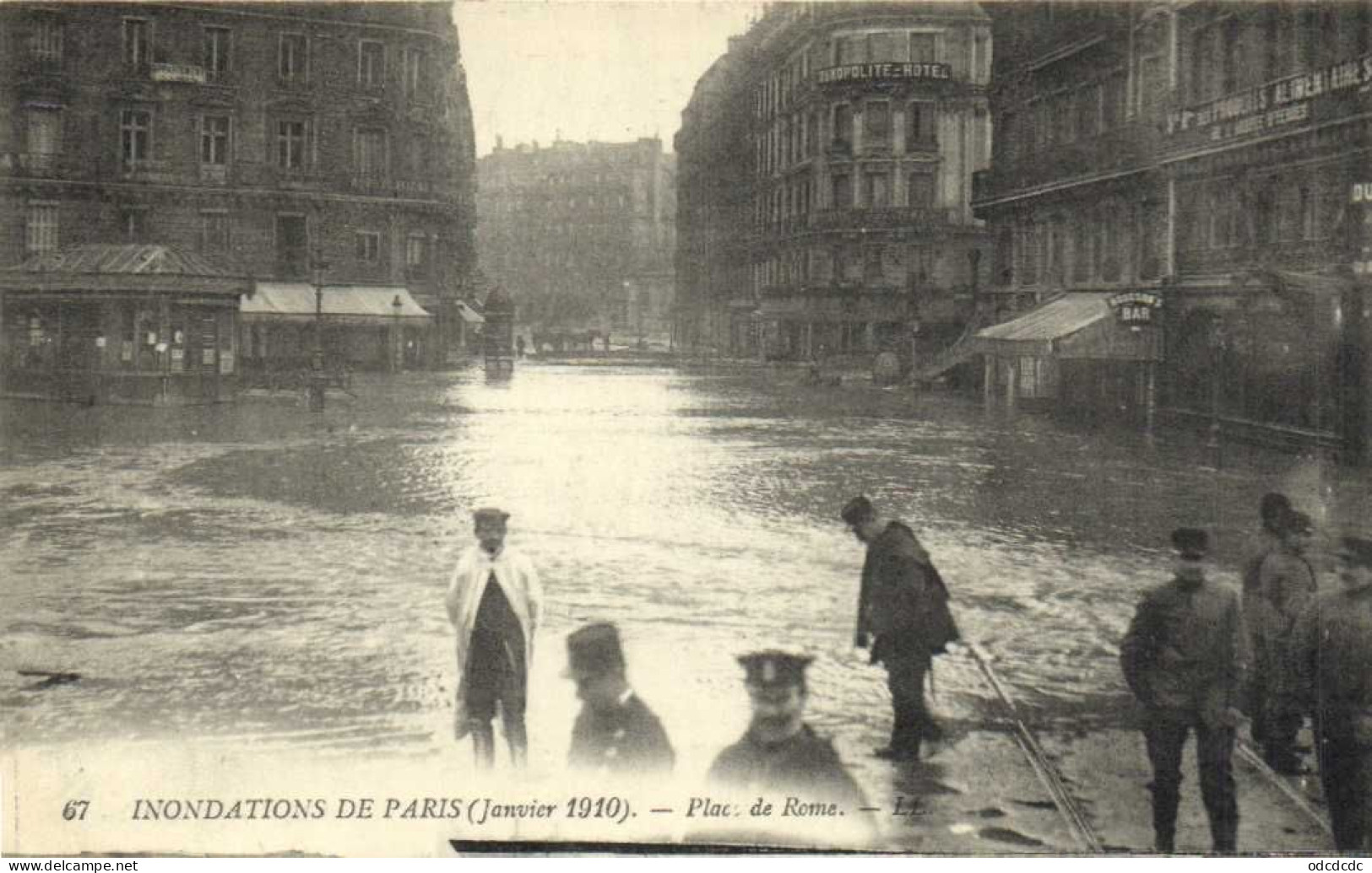 DESTOCKAGE Avant fermeture boutique T BON LOT 100 CPA  INONDATIONS DE PARIS 1910 Touies Animées  (toutes scannées )