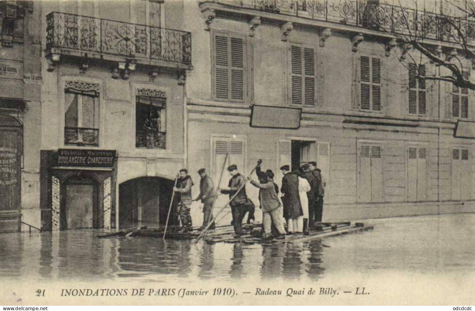 DESTOCKAGE Avant fermeture boutique T BON LOT 100 CPA  INONDATIONS DE PARIS 1910 Touies Animées  (toutes scannées )