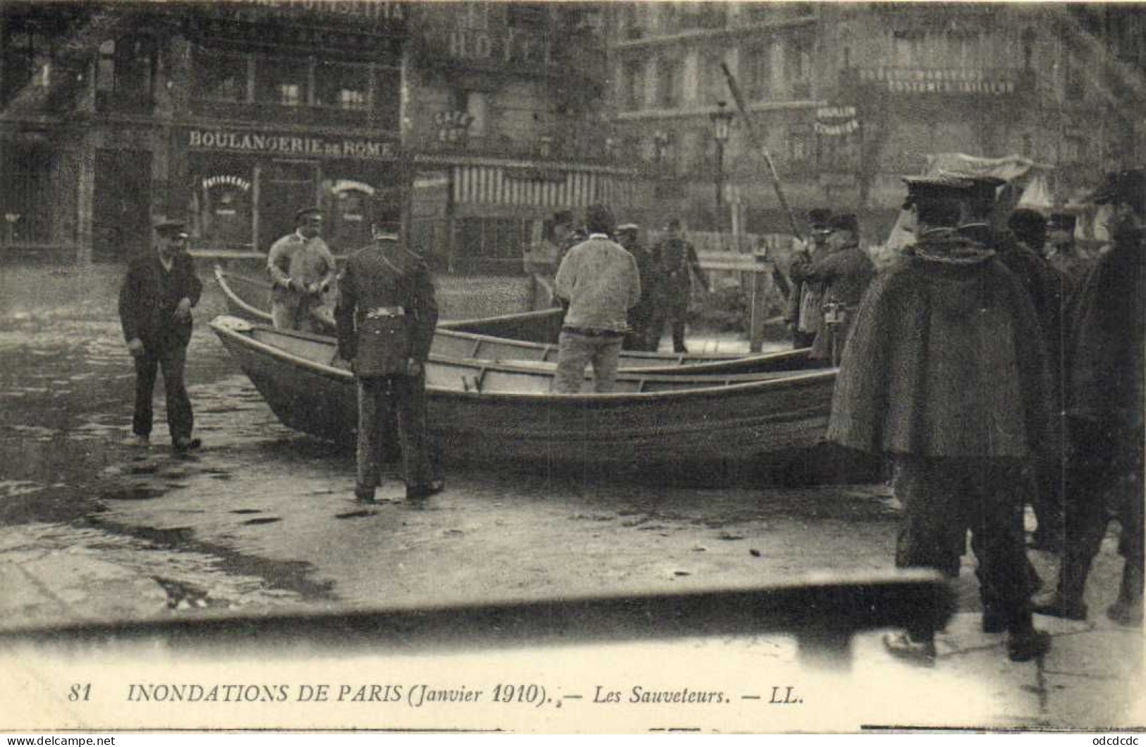 DESTOCKAGE Avant fermeture boutique T BON LOT 100 CPA  INONDATIONS DE PARIS 1910 Touies Animées  (toutes scannées )