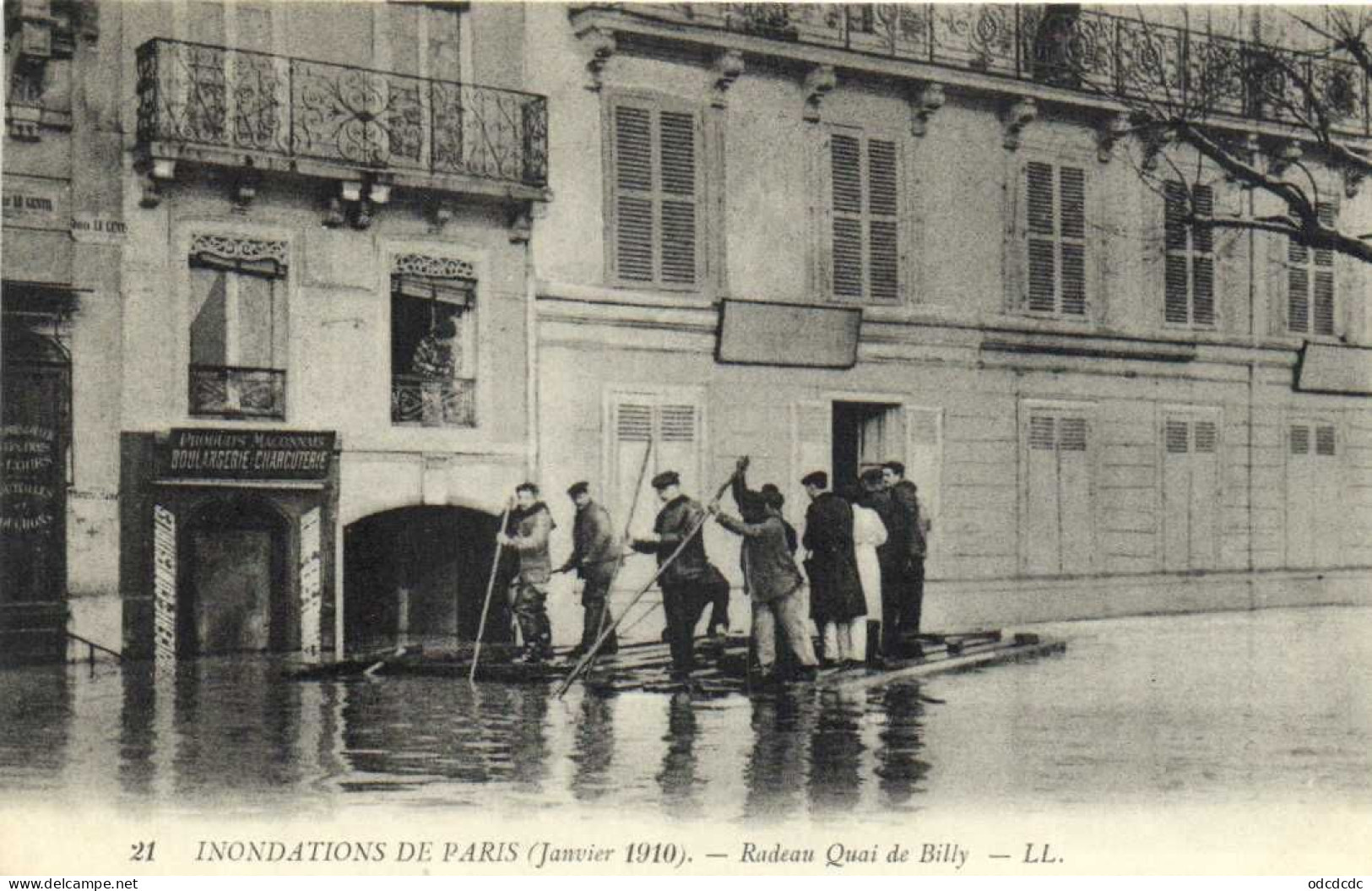 DESTOCKAGE Avant fermeture boutique T BON LOT 100 CPA  INONDATIONS DE PARIS 1910 Touies Animées  (toutes scannées )