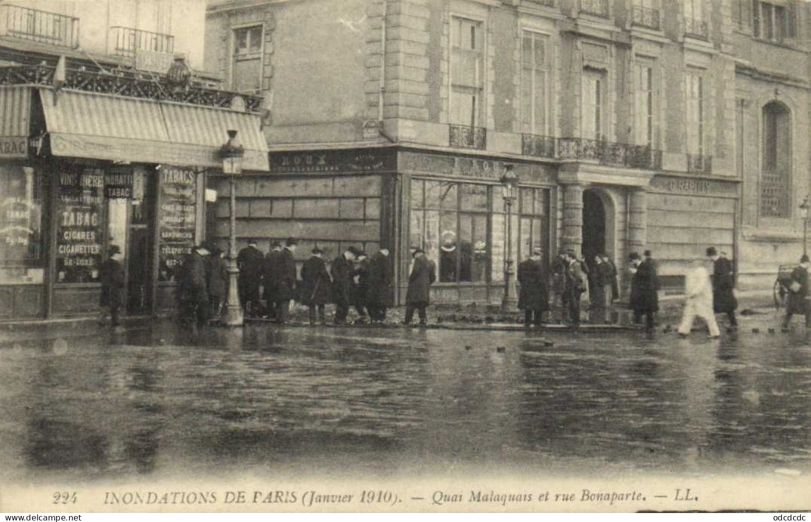 DESTOCKAGE Avant fermeture boutique T BON LOT 100 CPA  INONDATIONS DE PARIS 1910 Touies Animées  (toutes scannées )