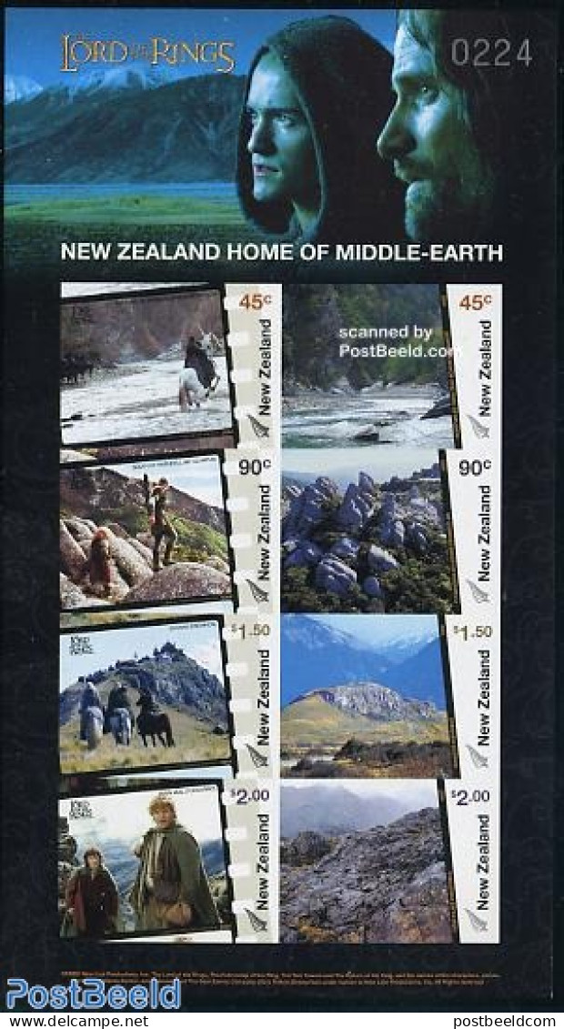 New Zealand 2004 Lord Of The Rings S/s Imperforated Limited Edition, Mint NH, Nature - Performance Art - Horses - Film.. - Neufs