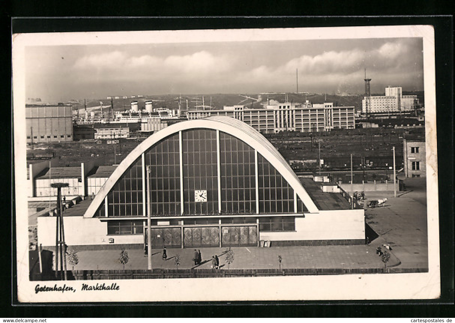 AK Gotenhafen, Die Markthalle Aus Der Vogelschau  - Westpreussen