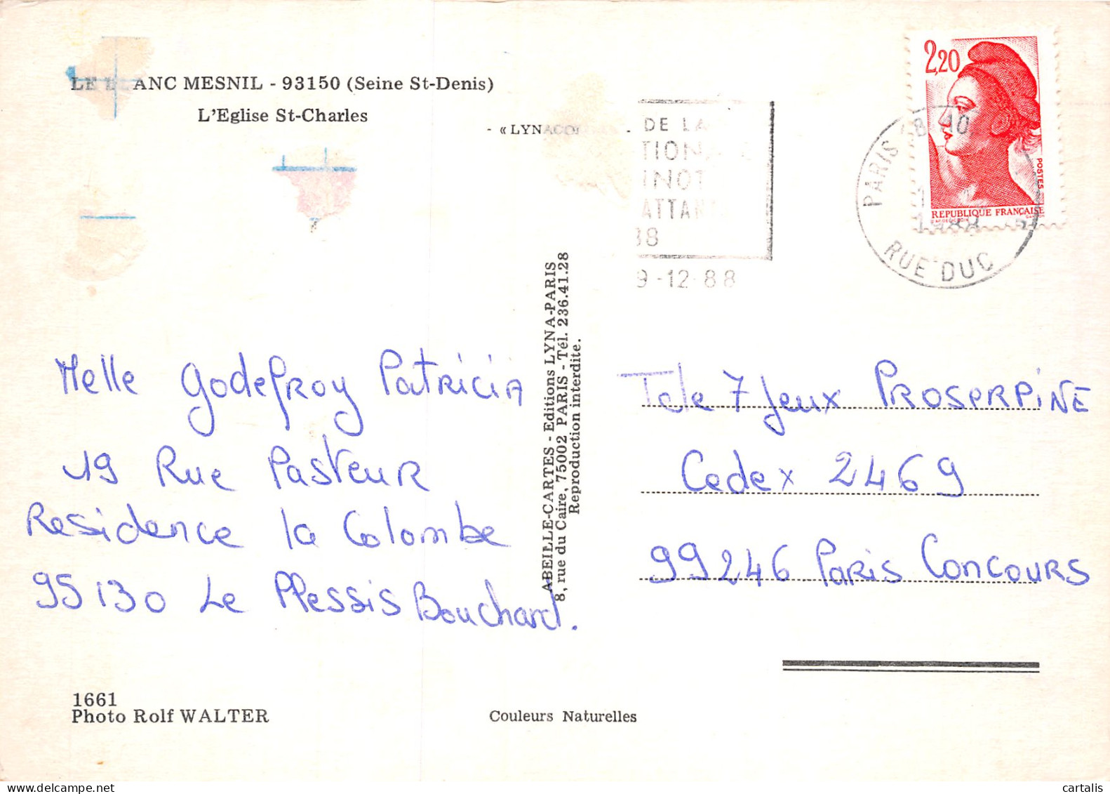 93-LE BLANC MESNIL-N°4129-B/0155 - Le Blanc-Mesnil