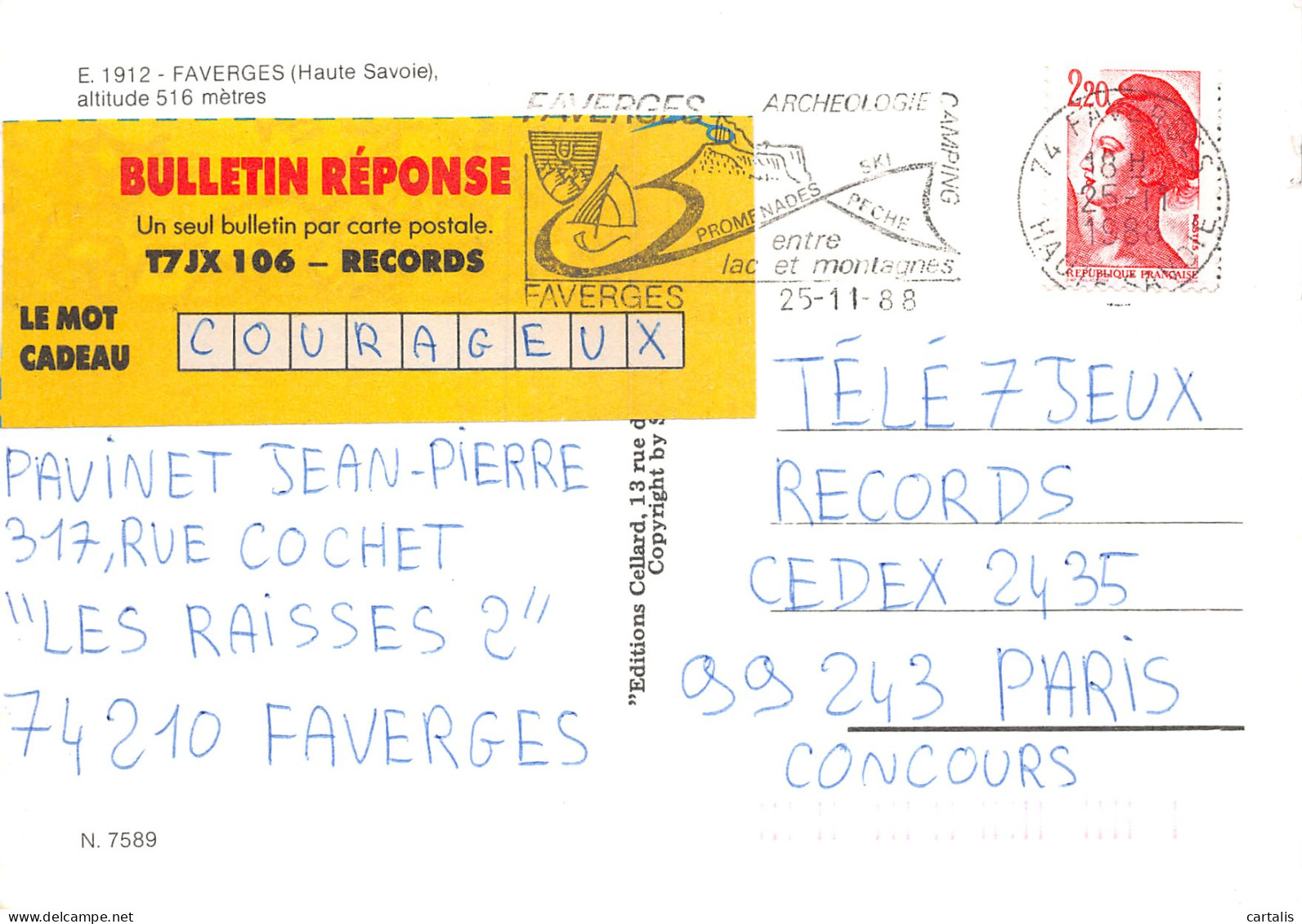 74-FAVERGES-N°4129-C/0221 - Faverges