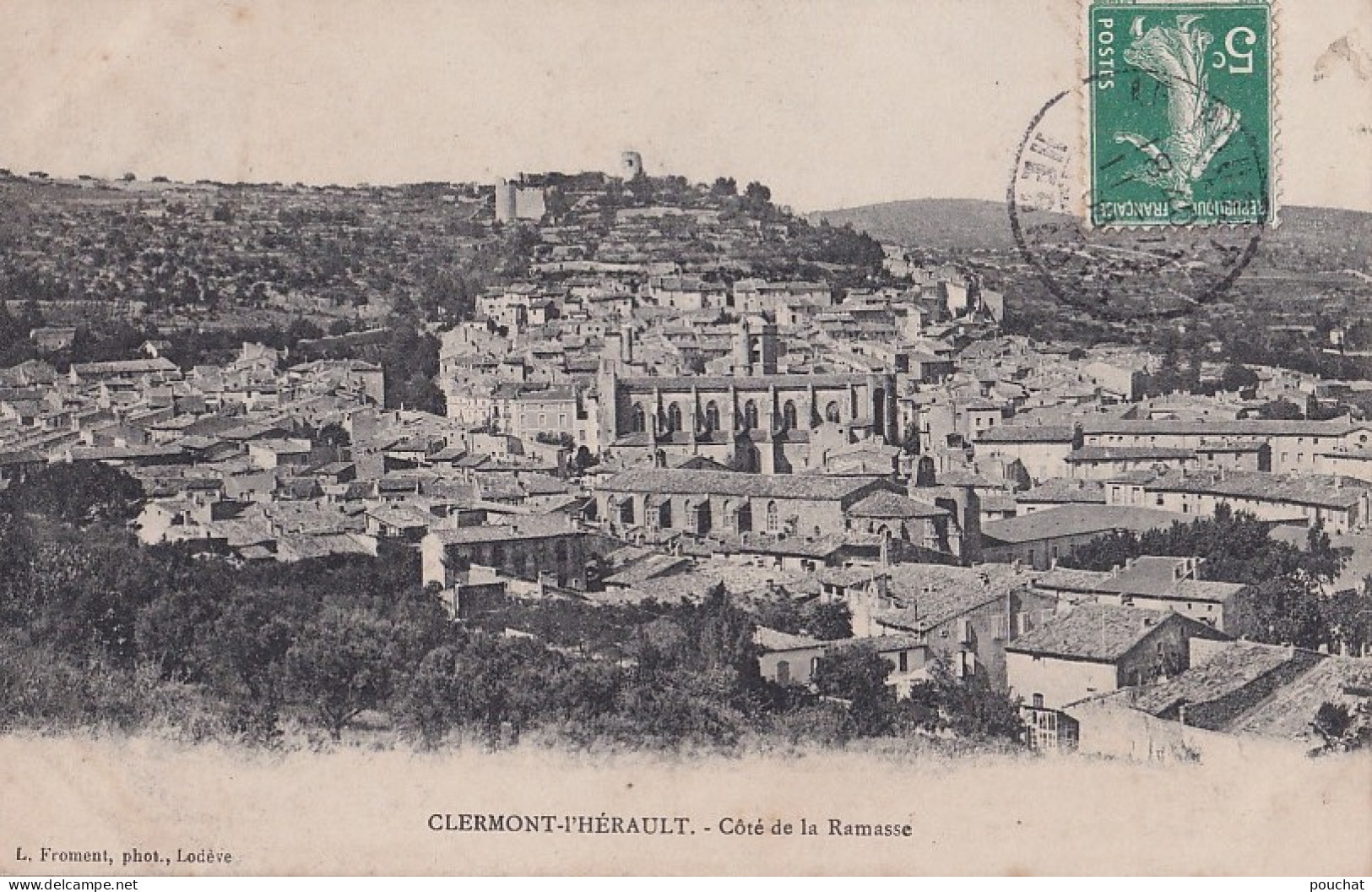 A14-34) CLERMONT L ' HERAULT - COTE DE LA RAMASSE - 1908 - Clermont L'Hérault