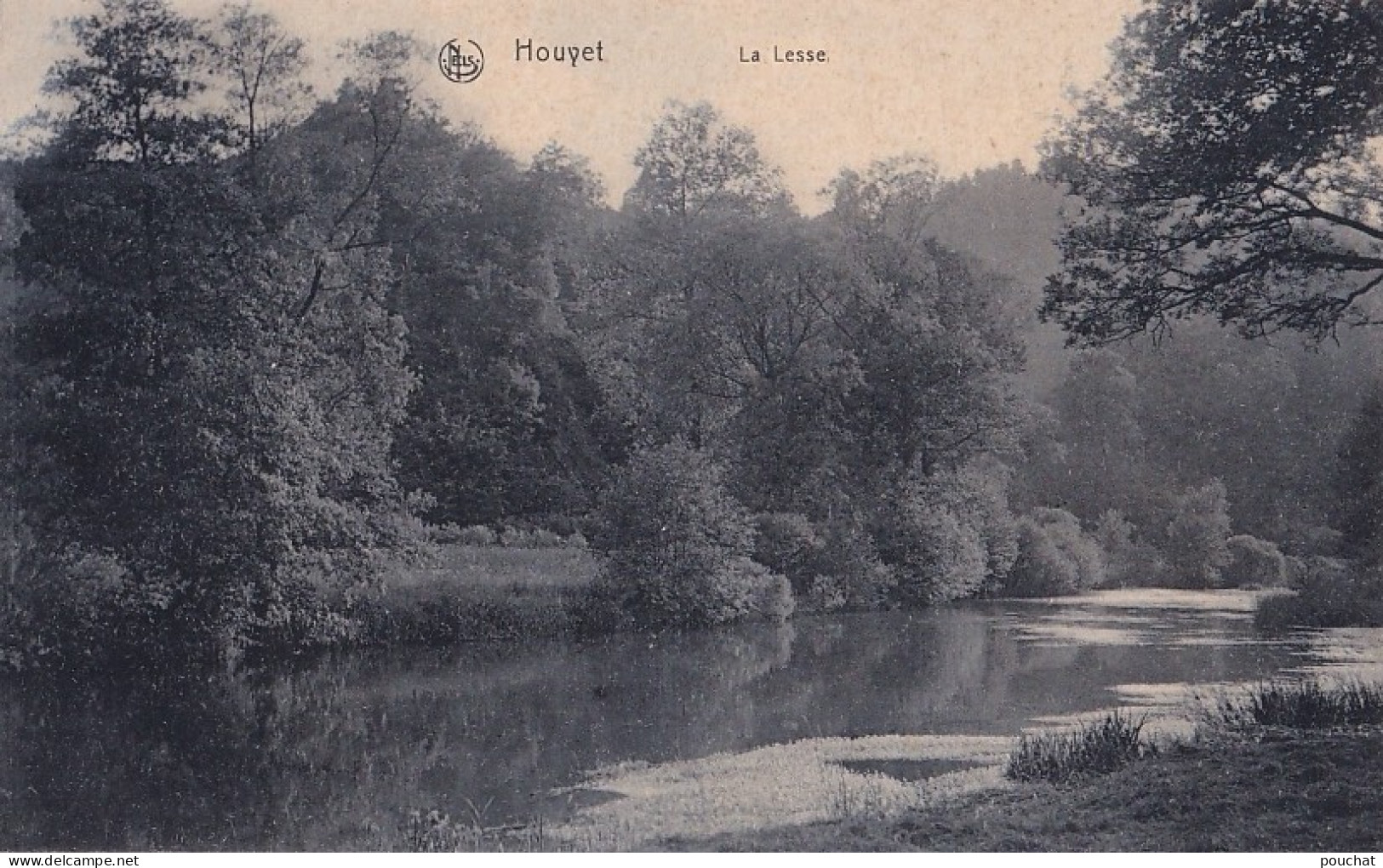 A16- HOUYET  - LA LESSE - 1911 -  ( 2 SCANS ) - Houyet