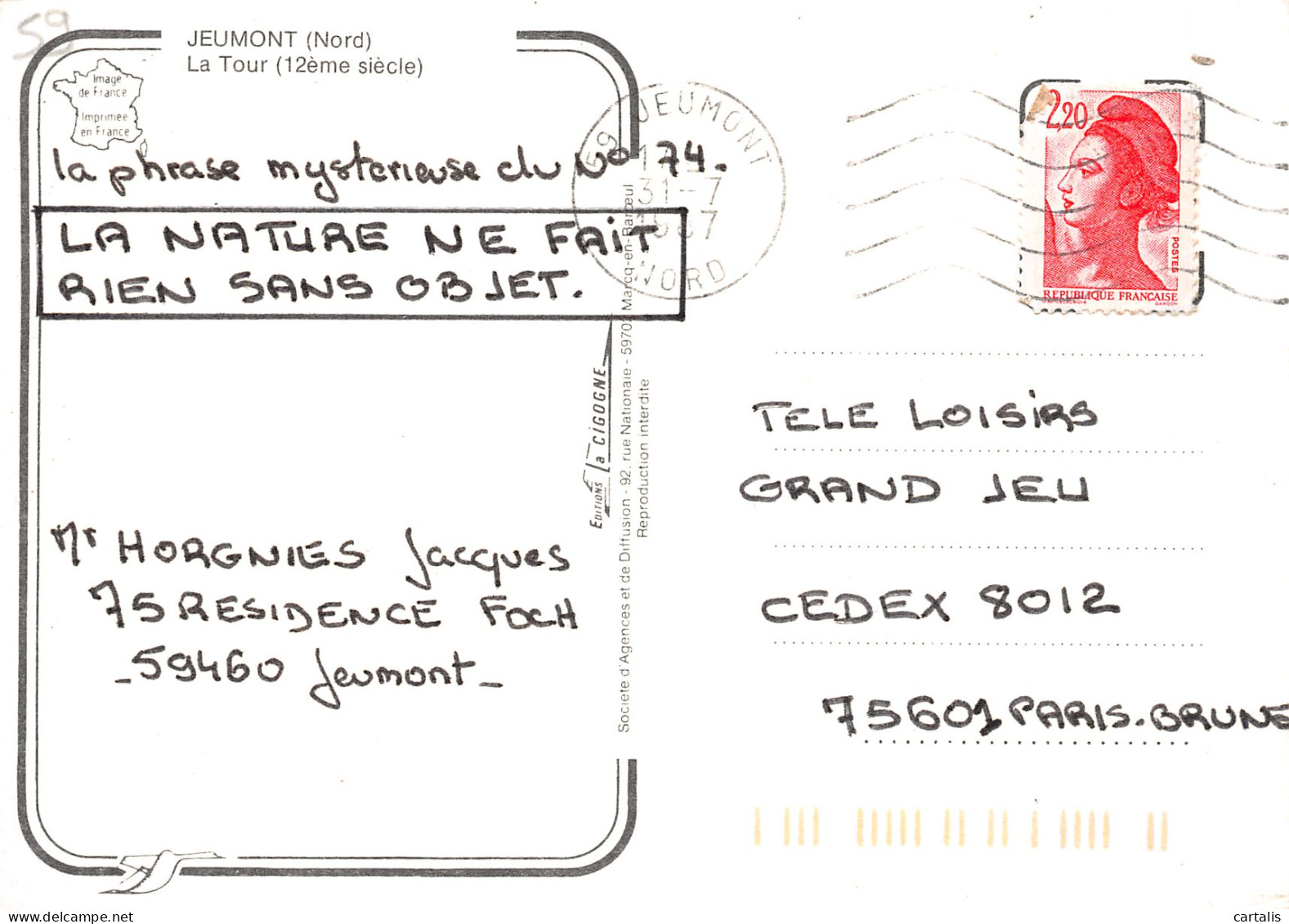 59-JEUMONT-N°4130-C/0267 - Jeumont