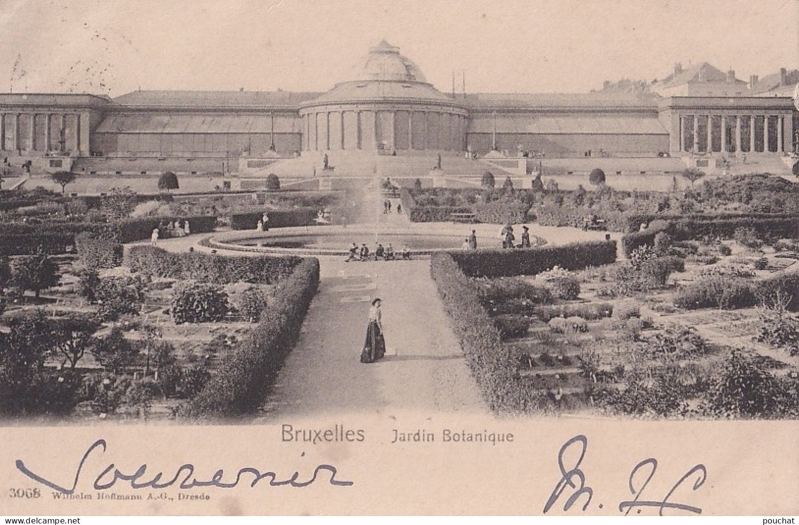 A18- BRUXELLES - JARDIN BOTANIQUE  - 1903 - ( 2 SCANS ) - Foreste, Parchi, Giardini