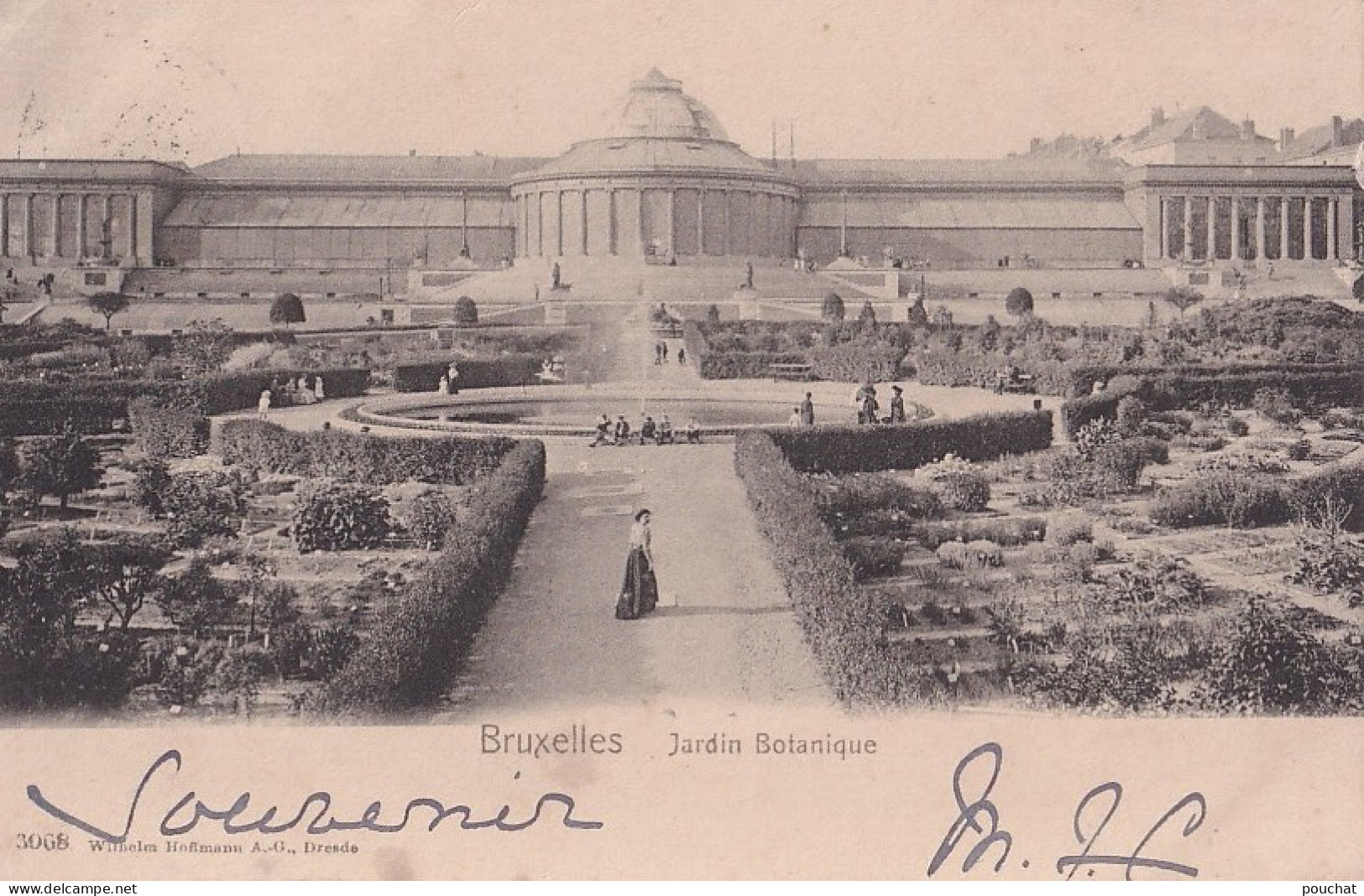 A18- BRUXELLES - JARDIN BOTANIQUE  - 1903 - ( 2 SCANS ) - Forêts, Parcs, Jardins