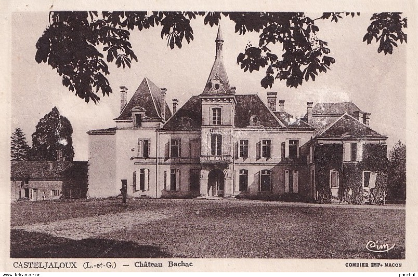 A18-47) CASTELJALOUX (LOT ET GARONNE) CHATEAU BACHAC  - ( 2 SCANS ) - Casteljaloux