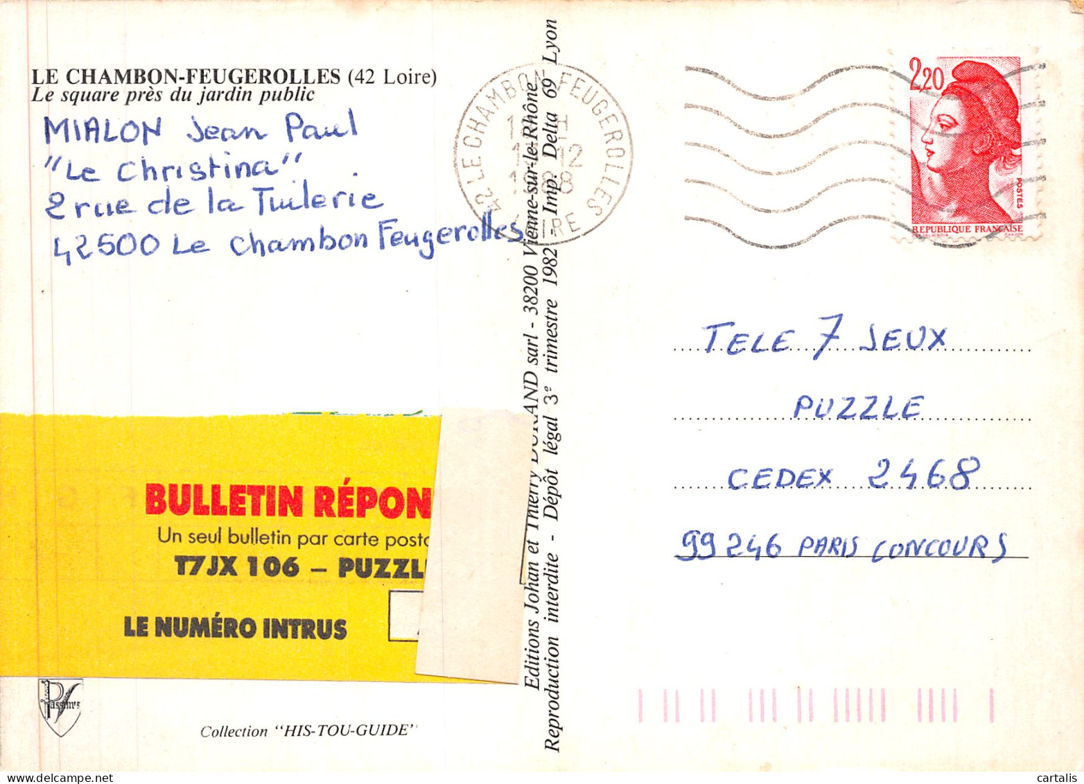 42-LE CHAMBON FEUGEROLLES-N°4133-A/0267 - Le Chambon Feugerolles
