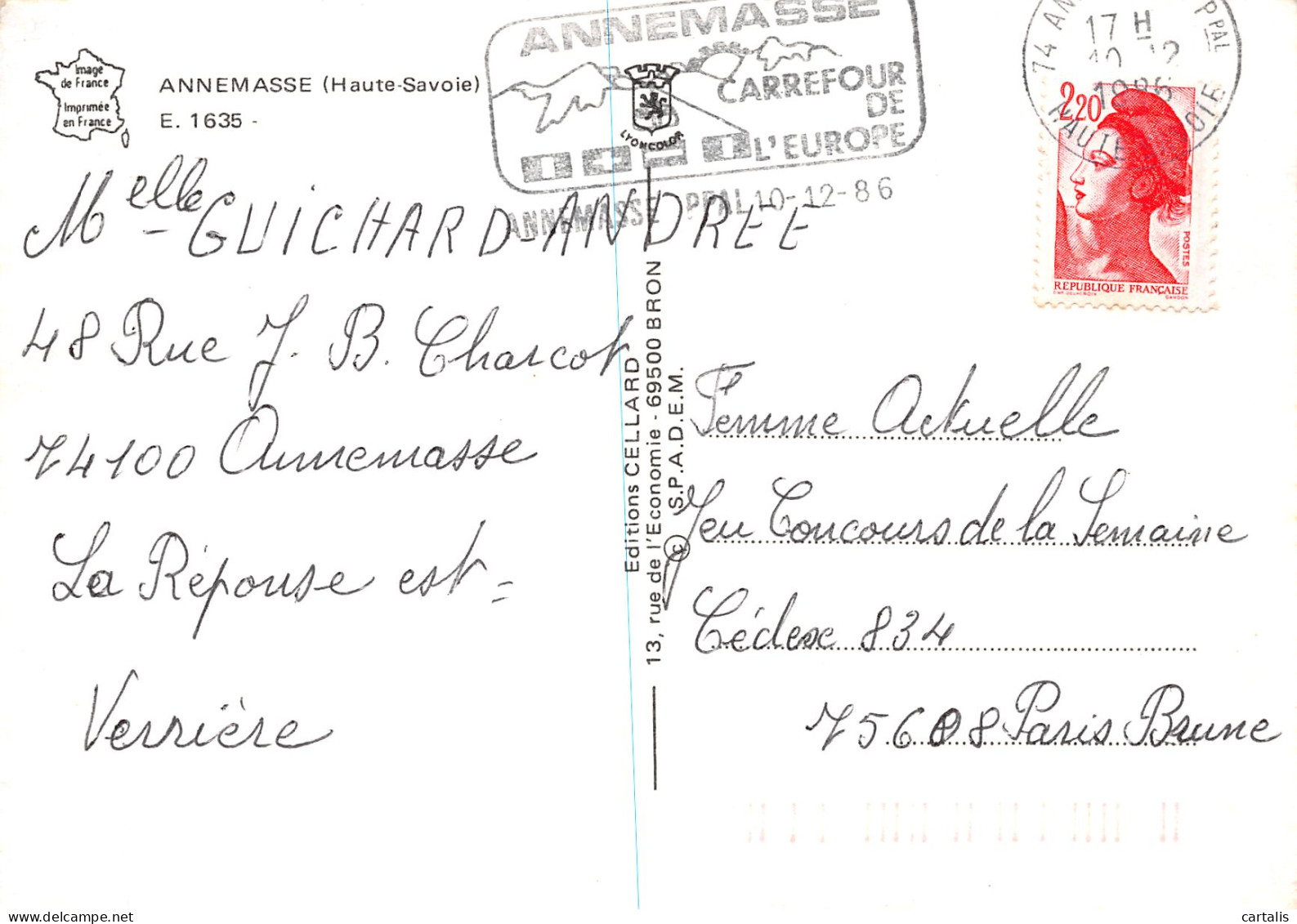 74-ANNEMASSE-N°4133-C/0165 - Annemasse