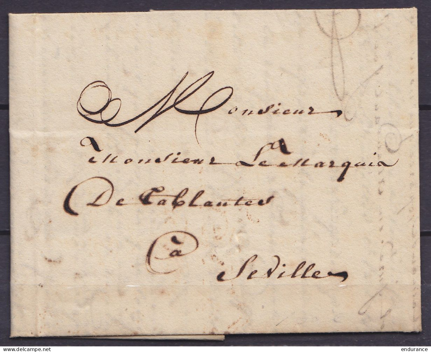 L. Datée 11 Décembre 1815 Pour SEVILLE (Espagne) - 1815-1830 (Holländische Periode)