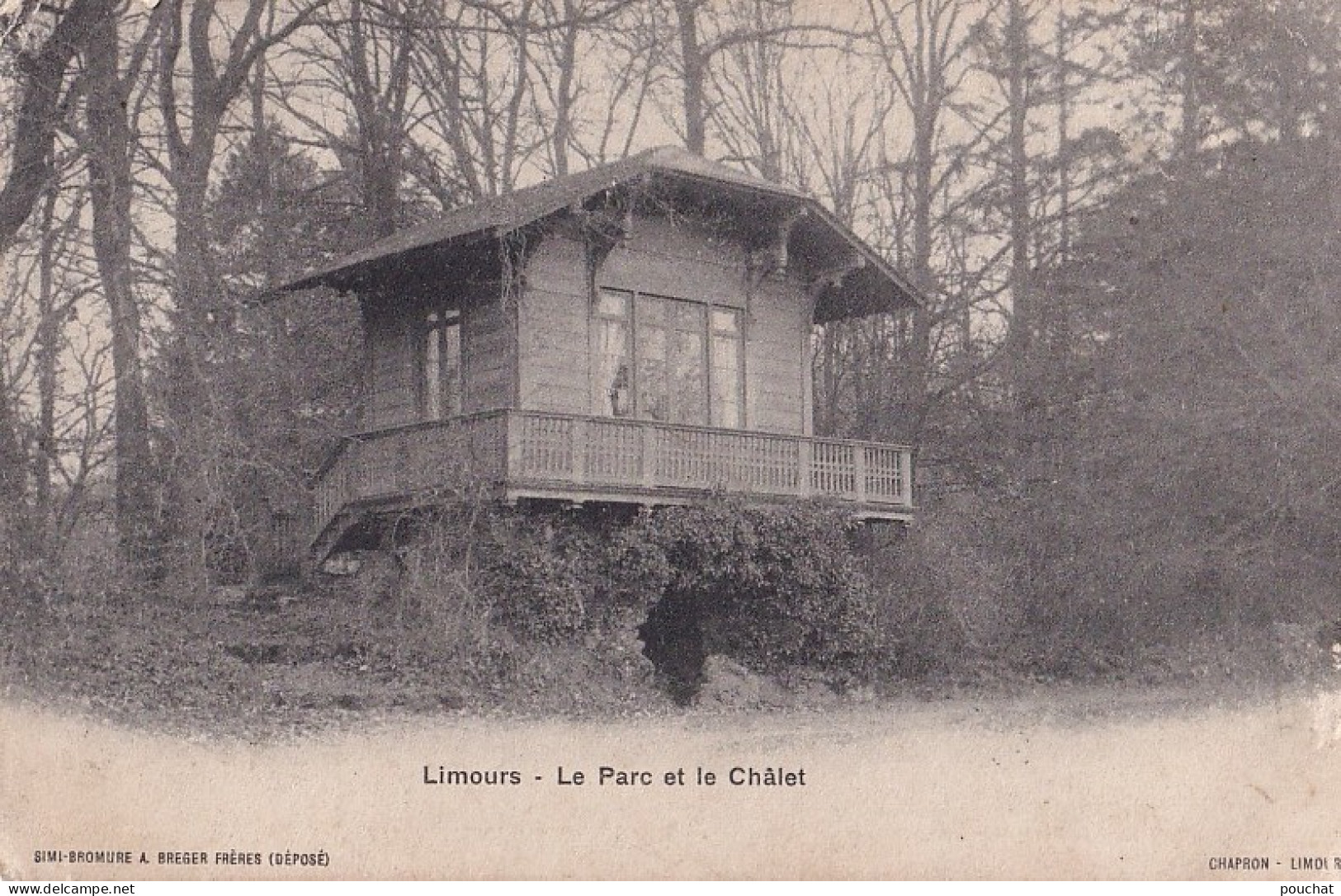 A32-91) LIMOURS - LE PARC ET LE CHALET  - EN 1904 -  ( 2 SCANS ) - Limours