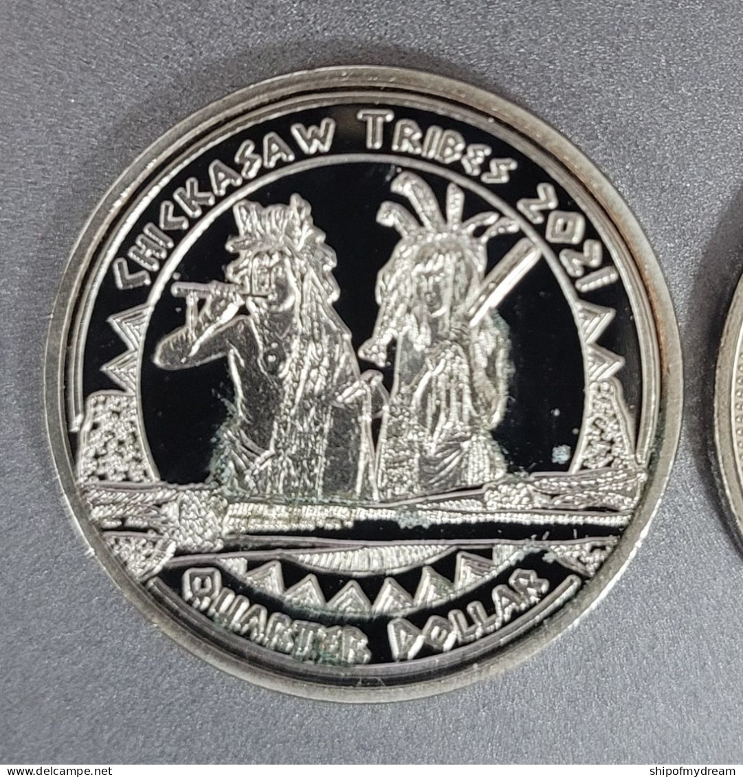 Indian Tribes - Chickasaw 2021 Quarter. Low Mint. From PL Set. - Otros & Sin Clasificación