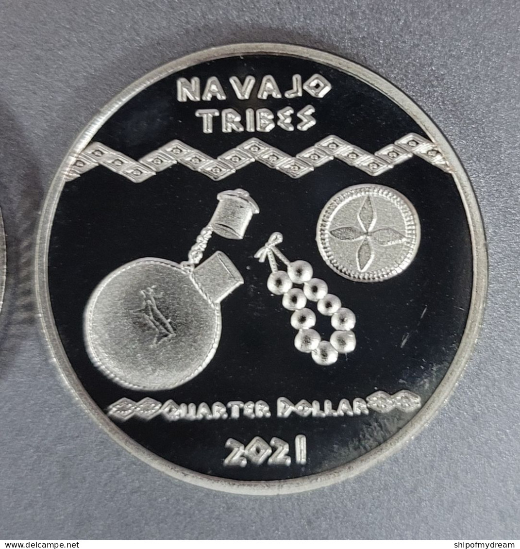 Indian Tribes - Navajo 2021 Quarter. Low Mint. From PL Set. - Altri & Non Classificati