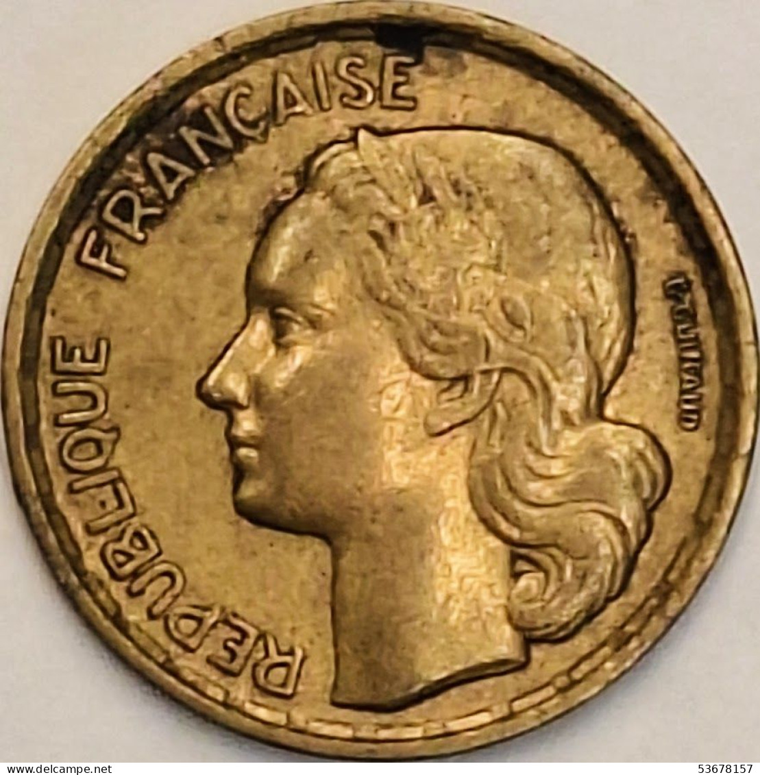 France - 10 Francs 1954 B, KM# 915.2 (#4153) - 10 Francs