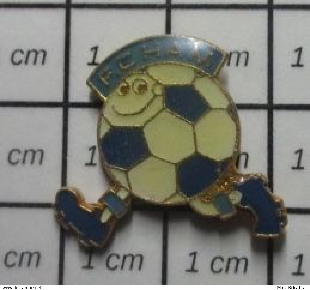 713B Pin's Pins / Beau Et Rare / THEME : SPORTS / FOOTBALL CLUB FC HAM - Fútbol