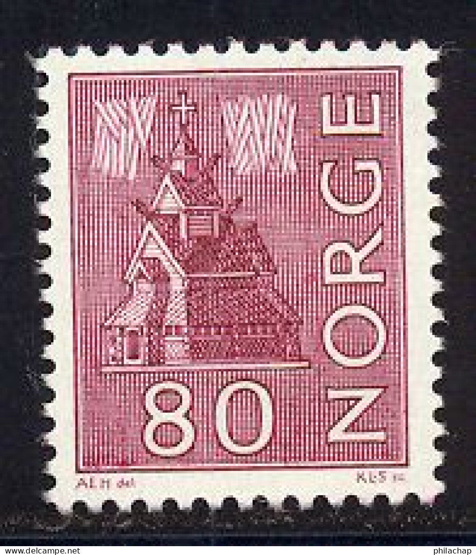 Norvege 1962 Yvert 447a ** TB Phosphorescent - Unused Stamps