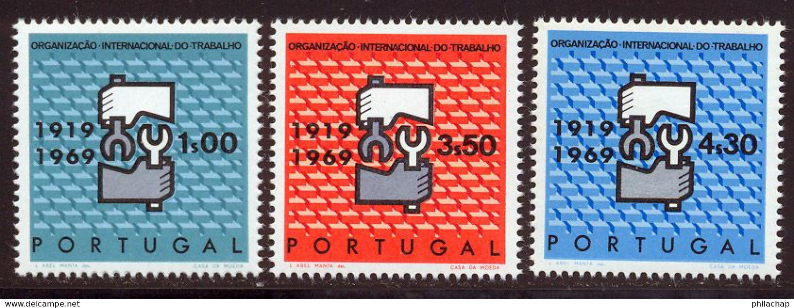 Portugal 1969 Yvert 1057 / 1059 ** TB Bord De Feuille - Nuevos