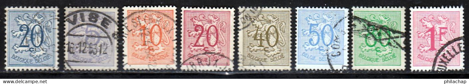 Belgique 1951 Yvert 841-849 / 851-853-854-857-859 (o) B Oblitere(s) - Used Stamps